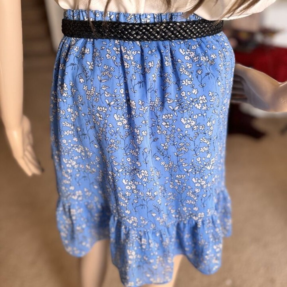 Banana Republic BLUE mini skirt
